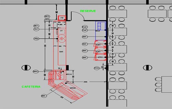 Plano técnico de distribución